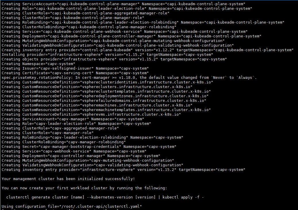 ClusterInitialization